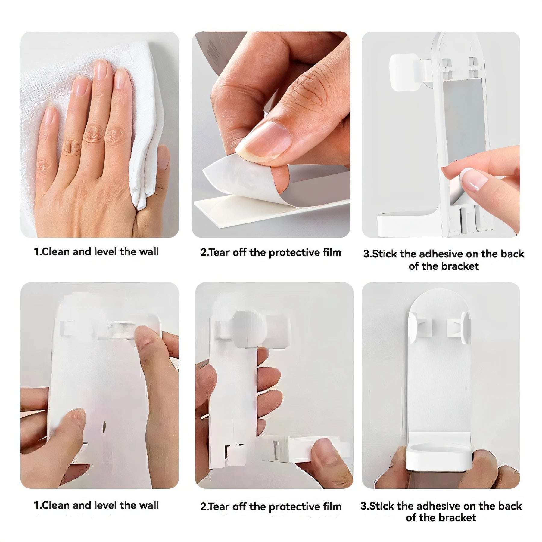 Wall-Mounted Toothbrush Holder