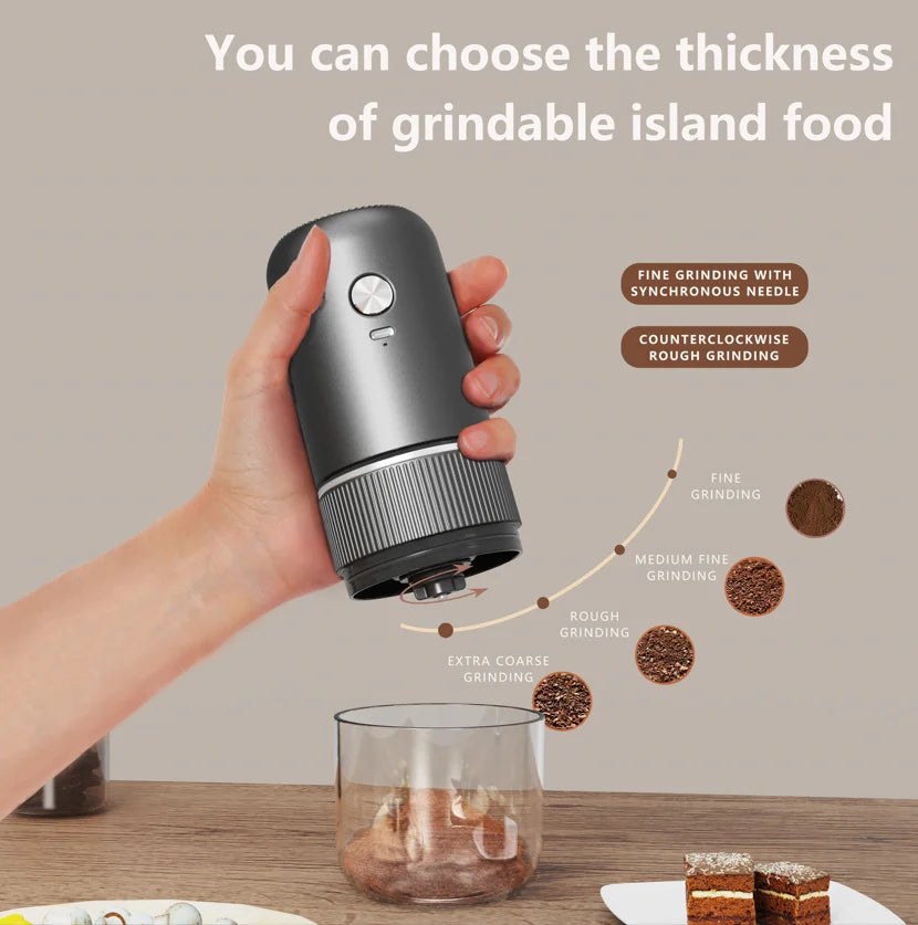 Electric Ceramic Coffee Bean Grinder