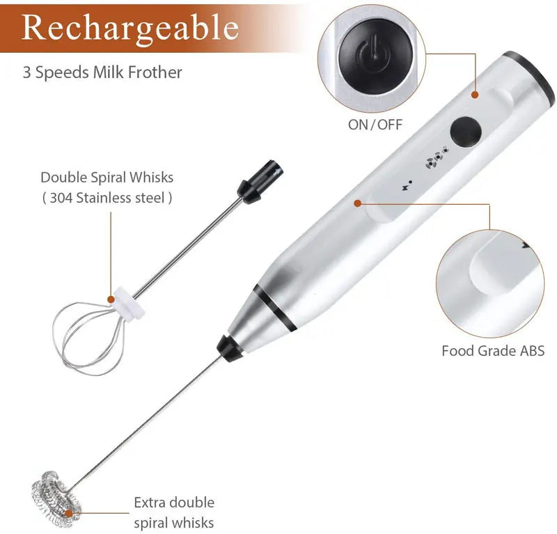 Portable Wireless Milk Frother