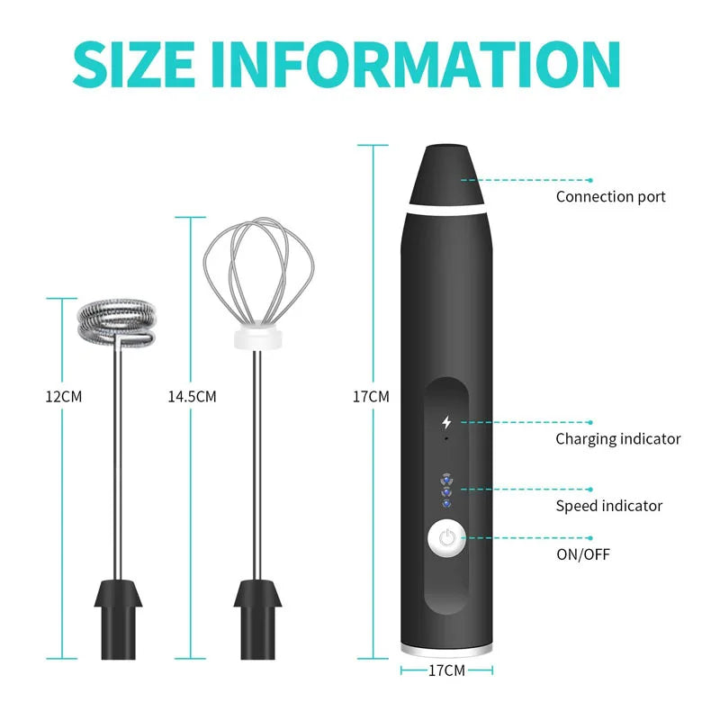 Portable Wireless Milk Frother
