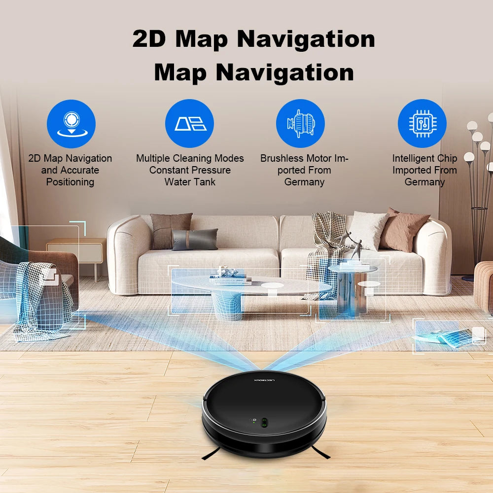 LIECTROUX L200 Robot Vacuum & Mop Combo