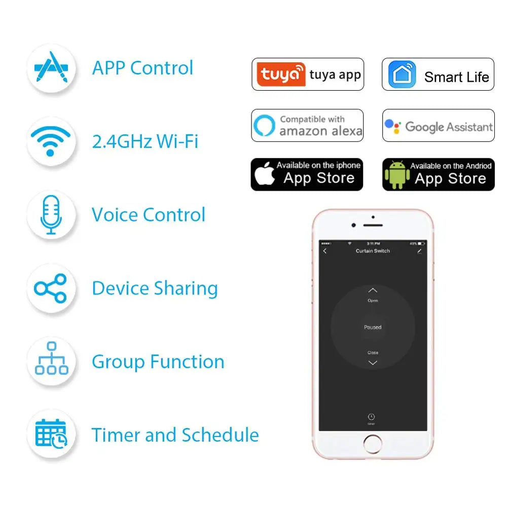 WiFi Smart Curtain Switch