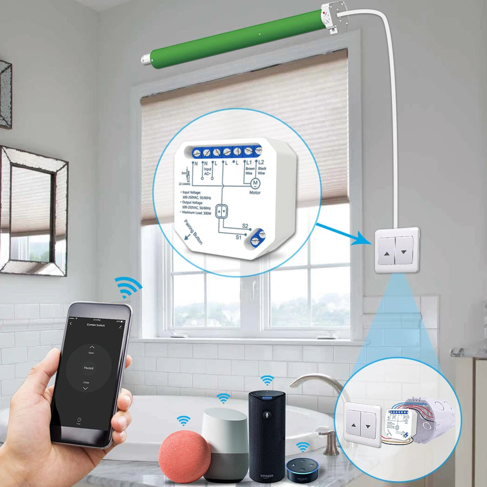 WiFi Smart Curtain Switch